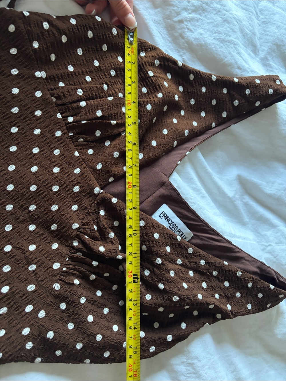 Princess Polly Brown Polka Dot Backless Maxi Dress - Picture 6 of 8